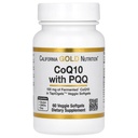 California Gold Nutrition CoQ10 s PQQ, Ubichinón USP, Tapioca Veggie Softgel so slnečnicovým lecitínom, 100 mg, 60 Veggie Softgel