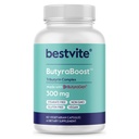 BESTVITE ButyraBoost 300mg Tributyrin Complex (60 Vegetariánske kapsule) - No Stearates - Vegan - Non GMO - Gluten Free - Butyrat Gut Health Supplement