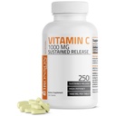 Bronson Vitamín C 1000 mg Premium Non- GMO Kyselina askorbová, 250 tabliet