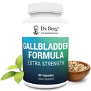 Dr. Berg Galbladder Formula Extra sila - s Ox Bile prášok a konjugované kyseliny bilovej - Tráviace enzýmy Prospery Blend - plná 45-Deň dodávky - 90 Rastlinné kapsule
