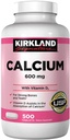 Kirkland Signature Calcium 600 mg. s vitamínom D3, 500 tabliet (4 balenia)