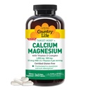 Country Life Target-Mins Calcium Magnézium s vitamínom D-Complex, 1000mg/500mg/10mcg, 360 Vegan Kapsule, Certified Gluten Free, Certified Vegan, Overené Non-GMO Overené...