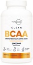 Typ Zero BCAA 1000 mg Aminokyseliny s rozvetveným reťazcom (180 kapsúl, 90 dávok) s 500 mg L-leucínu, 1000 mg L-soleucínu a L-Valínu