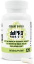 Del-Immune V® + Delpro Probiotic & Prebiotic Blend by Stellar Biotics - Podporuje optimálne zdravie Gut, trávenie, imunitnú podporu a mod (120 kapsúl)