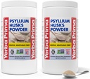 Yerba Prima Psyllium Husks Powder - 24 oz (Pack of 2) - Unflavred - Fine Ground - Natural Fiber Supplement with Rozpustné a nerozpustné Fiber