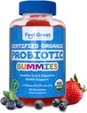 Pociťujte veľké USDA probiotické Gummy pre dospelých a deti - 2,5 miliardy CFU (30 dní)