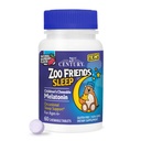 21st Century Zoo Friends Sleep Chewable Melatonin, Malinová chuť, 60 Počet
