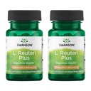 Swanson L. Reuteri Probiotic Plus w/ L. Rhamnosus L. Acidophilus & FOS Prebiotic Digestive Support - Propaguje zdravie Gut w/ 7 miliárd CFU na kapsulu - (30 Veggie Capsules) (2 balenia)