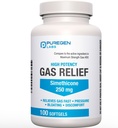 Maximálna sila Relief plynu Softgels so simetikonom 250 mg Relief Pressure, Bloating and Painful Discomfort V porovnaní s plynom-X a Phazyme -100 Počet
