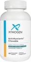 XYMOGEN Children's ActivNutrients Chewable - Mixed Berry Multivitamin for Kids - Multi Vitamin Multimineral for Wellness + Immune Support - Chelated Minerals + B Vitamins with Folate (60 Tablets)