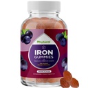 Prírodné multivitamínové železité Gumies pre dospelých - dospelý Gumové vitamíny so železom a energiou Boost B komplex vitamíny - Gumový doplnok a duševné jasnosť sústrediť multivitamín