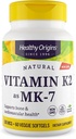 Zdravý pôvod Vitamín K2 100 mcg (MK-7, Non-GMO, bezlepok, Cardiovascular Support, Bone Support), 60 Veggie Gels