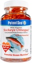 Wild Aljašský sokej Omegas Salmon Fish Oil Supplement, Omega-3 EPA a DHA, Easy Digestion, Cold Pressed, 90 Softgel