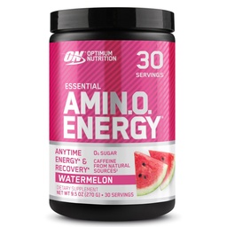 Optimálna výživa Amino Energy - Pre Cvičenie so zeleným čajom, BCAA, Amino Acids, Keto Friendly, Zelená káva extrakt, Energetický prášok - Watermelon, 30 Servings (Packaging May Vary)