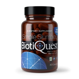 BiotiQuest Jednoduché Slumber Probiotiká pomôcť zlepšiť kvalitu spánku a zdravie Gut, 18 miliárd CFU, non-GMO, a bez lepku, 30 kapsúl