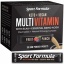 Tekutý multivitamínový nápoj Mix vitamínový prášok BCAA nenaruší váš denný žalúdok Keto Multivitamín pre mužov a ženy Aminokyselinový prášok Ovocný punch Packet Multivitamínový prášok Elektrolyty