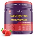 Keto Vitals Antioxidant Electrolytes Powder - Blend Electrolytes s draslíkom, horčík, sodík, Vápnik 