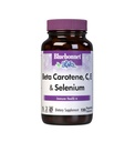 BlueBonnet Beta karotén C a E Plus Selenium Vegetariánske kapsuly, 120 gróf, biela