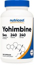 Nutricost Yohimbine HCl 5mg, 240 Kapsule Extra sila - Gluten Free, Non-GMO