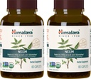 Himalája Organic Neem Herbal Supplement, for Mild Akne & Clear Skin, Purification, Ayurvedic, USDA Certified Organic, Non-GMO, Vegan, 600 mg, 60 Plant Based Caplets, 2 balenie