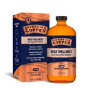 Zvrchovaný bioaktívny medený hydrosol - Biodostupný medený tekutý doplnok pre dospelých a deti so strieborným hydrosolom pre vlasy, kožu a nechty - 32 fl oz (946ml)