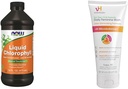 Teraz doplnky, Liquid Chlorofyl, Super Concentrated, Interný dezodorizér*, Boost Energy & vH Essentials, Ph Balanced Daily Feminine Washing, Tea Tree Oil & Prebiotic, 6, Fl Oz, (Pack of 1)