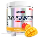 EHP Labs OxyShred Predcvičený prášok - Powder preworkout s L glutamínom a acetylom L karnitín, Energy Boost Drink - Mango, 60 Servíruje