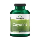 Swanson Cayenne - Bylinné doplnky podporujúce trávenie, Obeh a metabolizmus Podpora - Prírodná formula môže podporovať zdravie srdca - (300 Kapsule, 450mg Každý)
