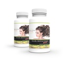 Wellgenix Purvana Max. vlas, koža, & nechty Vitamínové kapsuly, Double Strength Biotin 5000MCG, Fo-Ti Root, VIT A & B, kyselina listová (2 balenia)