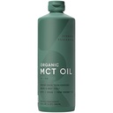 Športový výskum Organic MCT Olej - Keto & Vegan MCTs C8, C10 z kokosových orechov - mastné kyseliny mozgové a telesné palivo, non-GMO & Gluten Free - Ochutený olej, ideálny v káve, čaj a bielkoviny Shakes - 32 oz