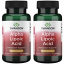 Swanson Alpha Lipoic Acid - Natural Supplement Podpora zdravé hladiny krvného tlaku Už v normálnom rozsahu - Podporuje karbohydrát metabolizmus - (60 kapsúl, 600 mg každý) (2 balenie)