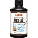 Barlean je MCT olej doplnok, Coconut ochutený pre Keto kávu, emulgovaná krémová kvapalina sirup s 5,400mg Rastlinné-založené MCT na podporu energie, Zameranie a Wellness, 16 oz