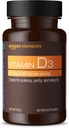 Elements Vitamín D3, 2000 IU, 180 Softgels, 6 mesiacov (Packaging sa môže líšiť), podporuje silné kosti a imunitné zdravie