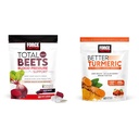Force Factor Total Beets Podpora krvného tlaku Doplnky s Beet Powder & Better Turmerica Joint Support Supplement for Extra Strength Spoločné zdravie