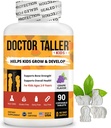 Lekár Taller Deti - Deti Multivitamíny, Batoľa vitamíny - Podpora Kosť sily, Zvýšená odolnosť s vápnikom, Multivitamíny pre vek 2 až 9 - Hroznová aróma - 90 Žuvacie tablety 6 týždňov