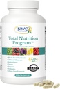 NWC Naturals Total-Nutrition Program Multivitamín s enzýmami Plus Prebiotiká a probiotiká Supplement, Kompletná starostlivosť pre mužov a ženy, Vegetarian Natural Whole Food Vitamíny, 270 Kapsule