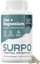 B6 Zinok a horčík Doplnky pre mužov a ženy, Po tréningu svalovej zotavenie Doplnky pre nohy Cramps, Immune & Sleep Support, Slušné horčík Glycinát so zinkom Plus vitamín B6, 90 Kapsule