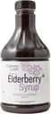 Brusnicová kráľovná Organic Elderberry Sirup 30 Fl Oz - Immune Support Formula s Sambucus Black Elderberry a Aronia Berry - Pure Natural Certified Organic Elderberry Sirup pre deti a dospelých