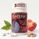 Platexia s 3 000 FU Nattokináza NSP-2-90 Vegánske kapsule - Môže podporovať krvný obeh - Non-GMO & Košer - 1 kapsula/deň, 3-Mesačné zásobovanie