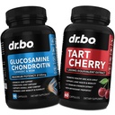 Glukozamín Chondroitín MSM Turmeric & Tart Cherry - Joint Health Supplement Knee Bone & Joints, Chirurg Acid Uric Cleanse Flush Antioxidant Pills - Joint Support Pills & Tart Cherry Extract Capsules