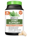 Zenwise Health Joint Suplement with Glucosamine Chondroitin MSM, Curcumin & Sulfate - Joint Health for Women & Men - Mobility & Flexibility Support for Knee, Cartilage & Bone - 90 Count