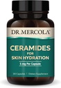 Dr. Mercola Ceramides for Skin Hydration, 30 Servings (30 Kapsule), 5 mg per Capsule, Dietary Supplement, Propaguje vzhľad kože, Non-GMO