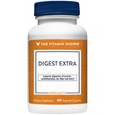 Vitamín Shoppe Digestive Enzymes - Komplexná formula pre tuky, sacharidy, a trávenie bielkovín - Aids Gluten a mliečne členenie a podporuje živín absorpcie (180 Rastlinné kapsuly)