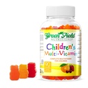 Greenfield Nutrition Kids Želatína zdarma Halal Multivitamínové Gummy - Všetky esenciálne Halal Vitamíny A, Bs, C, D, Jód, Zinok pre imunitu, Non-GMO, Detské Halal vitamínové Gummy (90 Počet)