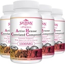 1500mg Lipozomálne Active Hexose Correlated Supplement, 480 Soft Gels Beta- Glucans with Natural Mushrom Extract, Immune System, Liver Function, Maintain T- Cell & Killer Cell Activity