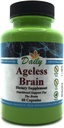 Daily Manufacturing Ageless BrainTM (metylfolát, B12, Resveratrol, lutein, Zeaxantin, Ashwagandha Extract, Curcumin, Astaxantin & Inulin)