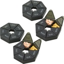 Týždenný Organizátor pilulky - (Stock of 4) 7-Day Pill Container - Artritída Friendly Portable & Compact Travel Case Daily Compartment Medicine Pills Box pre doplnky, lieky, Vitamíny a rybie oleje