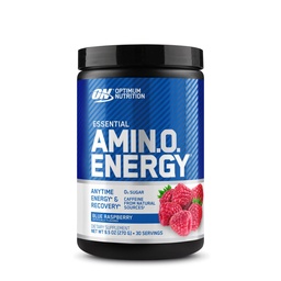 Optimálna výživa Amino Energy - Pre Cvičenie so zeleným čajom, BCAA, Amino Acids, Keto Friendly, Zelená káva extrakt, Energetický prášok - Modrá malina, 30 Slúži (Packaging May Vary)