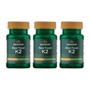 Swanson Maximálna sila Vitamín K2 (Menachinón-7)-vitamín doplnok Podpora Kardiovaskulárne a kostné zdravie-Vyrobené z japonskej Natto pomôcť regulovať vápnik (30 Softgels, 200mcg Každý) (3 balenie)