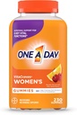 Jeden deň Ženy Multivitamínové Gumies, Multivitamín pre ženy s vitamínom A, C, E, Vitamín D a zinok pre podporu imunitného zdravia, 230 počet